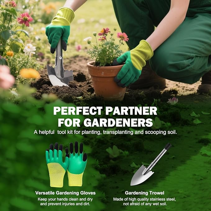 Upgraded Rotary Soil Sifter, Dirt Sifter with 4 Replaceable Garden Sieve 0.12/0.24/0.35/0.47 Inch Soil Screen, Rock Compost Bin for Garden