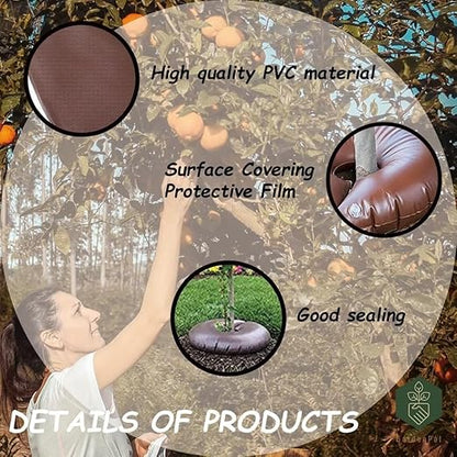 Gardenpal 20 Gallon/47.2'' 8 Pcs Heavy Duty Tree Watering Ring Automatic Drip System for Planting Gardening Trees and Shrubs, Bag Bulk Heavy Duty Automatic Drip Tree Irrigation Bag