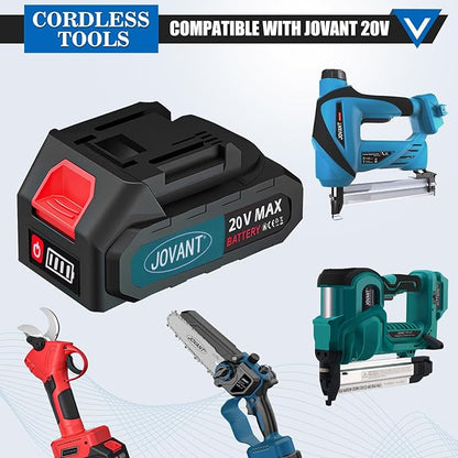 20V 4.0Ah Lithium Battery, Cordless Tools Compatible with Electric Pruning Shears,Rechargeable Li-ion Battery for Pruning Shears &Nail Gun（2-Packs）(Charger Not Included)