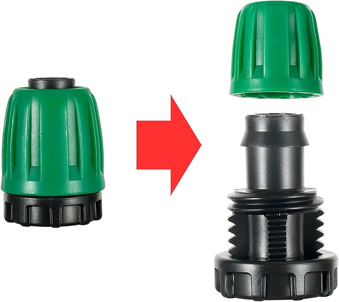 15 Pcs 1/2 Inch Irrigation Tubing End Plugs Drip Irrigation Fittings Drip Line Plugs End Cap for 1/2" irrigation tubing Drip Irrigation System Connection Parts