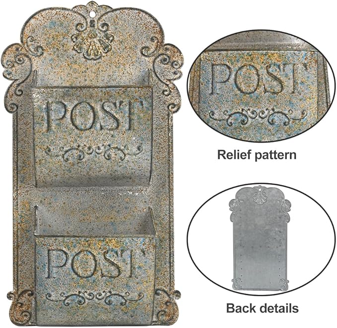 All Chic Metal Wall Planter Outdoor Wall Planter Rustic Wall Mount Planter Wall Hanging Planter Outdoor Wall Planter for Farmhouse Garden Decor