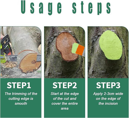 Tree Wound Sealer, Tree Pruning Sealer, Bonsai Cut Paste, Grafting Paste Grafting Wax, Tree Wound Dressing for Trees, Shrubs, Roses (2PCS)