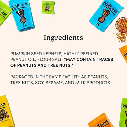 Nuts.com – Roasted Pepitas – 2 Lb Bag, Salted No Shell Pumpkin Seeds, Healthy Snack for Adults & Kids, Rich in Protein, Fiber, Calcium & Potassium – Keto Friendly, Vegan, Gluten-Free & Kosher Pareve