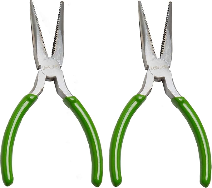 The Original Sharktooth Weed Puller Remover Weeding & Gardening Tool Weeder(2pk) -Pull from The Root Easily! Ergonomic Handheld Weeding Tool for Spring Summer Cleaning, For All Age Gardeners