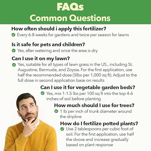 Gardenera 13-13-13 Slow Release Granular Fertilizer – All Purpose Plant Food 13 13 13 for Outdoor Grass, Vegetables, Roses, Flowers, Shrubs, Trees. Lawns, Gardens, Potted Plants (4 Quarts)