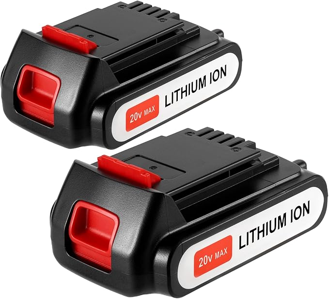 2Pack 4.0Ah 20V MAX LBXR20 Compatible with Black and Decker 20V Lithium Battery LB2X4020 LBXR2020-OPE LBXR20-OPE2 LBXR20B-2 LB2X3020-OPE LBXR20BT 20 Volt Max Cordless Power Tools
