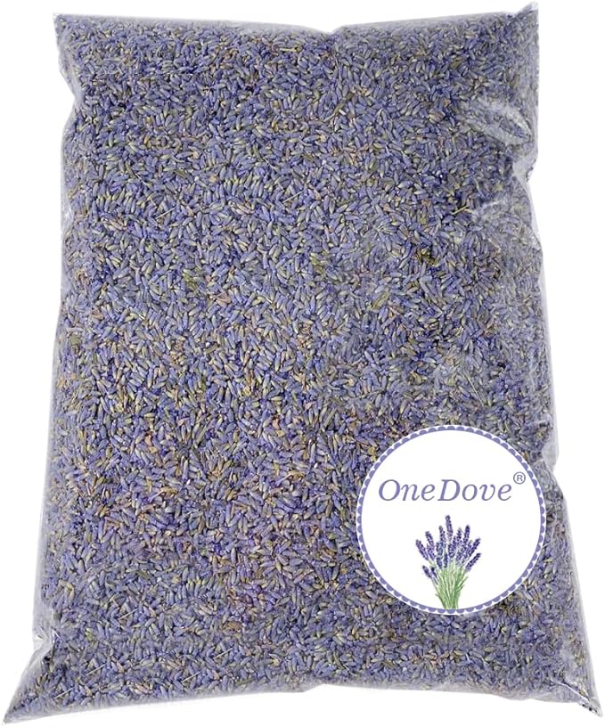 OneDove Lavender Buds Dried Flowers,100% Natural Dried Lavender Buds, Ultra Blue Grade (4 Pounds)