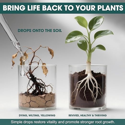 Root Drops – IBA Rooting Hormone for Cuttings | Fast Root Growth in Water, Soil, Moss, LECA | for Houseplants Like Pothos & Monstera (4.06 oz)