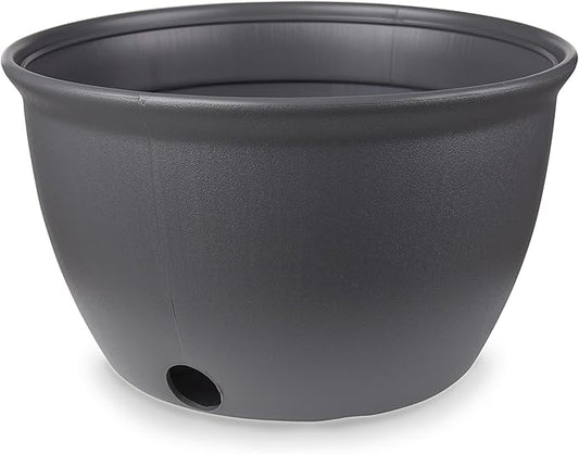 Mighty Tuff Decorative Garden Hose Storage Pot, Durable Holder, Stylish Hose Storage for 100 Foot Standard Hose or 300 Foot Retractable Hose