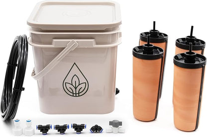 Thirsty Earth: CottaCup Automatic Olla Watering System for Your Garden (4 Cup Kit)