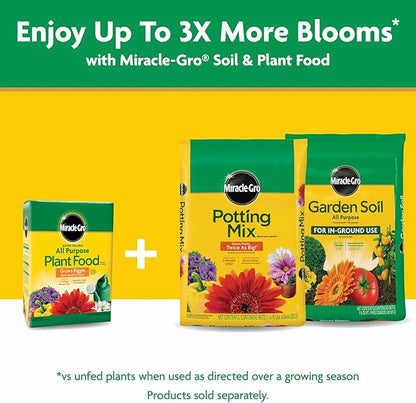 Miracle-Gro Water Soluble All Purpose Plant Food, Plant Fertilizer for Indoor or Outdoor Plants, Roses, Flowers, Houseplants, Vegetables and Trees, 10 lb.