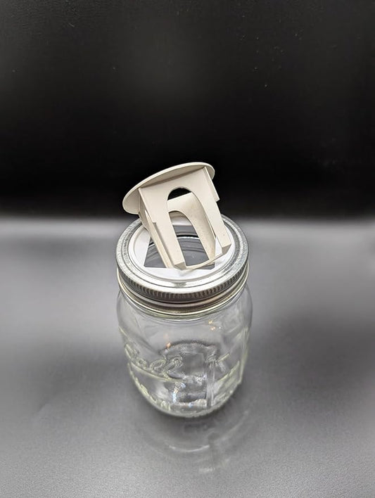 Grow Cubes Mason Jar Adapters for Kratky and DWC Gardening/Compatible with Gardyn (10 Mason Jar adapters)