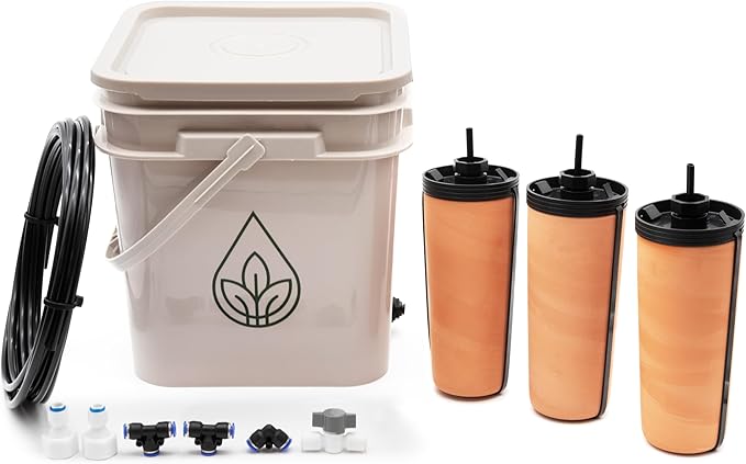 Thirsty Earth: CottaCup Automatic Olla Watering System for Your Garden (3 Cup Kit)
