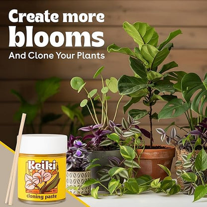 Keiki Paste for Plants to Clone & Create New Growth - 2X The Paste - Rapid Start Cloning Gel for House Plants - Keiki Cloning Paste for Plants- Nutrient Rich Plant Growth Gel - 0.5oz