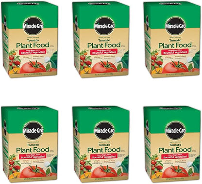 Miracle-Gro 2000422 Tomato Plant Food Tomato Fertilizer (6 Pack), 1.5 lb