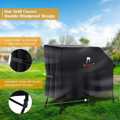 22 inch Griddle Cover for Blackstone 22 inch 17 inch Griddle with Hood and Stand, Grill Cover Exclusively Fits for Blackstone 22” Grill with Hood, 600D Heavy Duty Weather Resistant