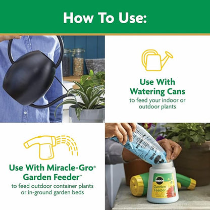 Miracle-Gro Water Soluble All Purpose Plant Food, Fertilizer for Indoor or Outdoor Flowers, Vegetables or Trees, 8 oz.