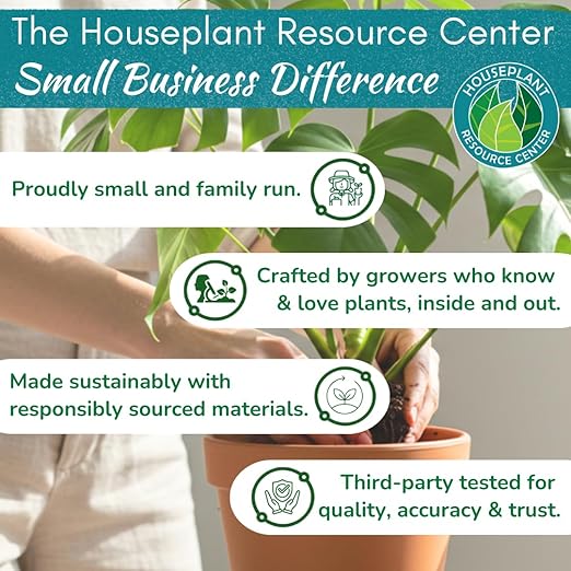 Organic Indoor Plant Soil – Enhanced Drainage & Optimal Nutrient Content for Healthy Roots & Fast Growth | Made in USA | Large 7.5L Bag