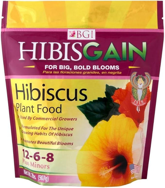 BGI HIBISGAIN 2lb Bag, Hibiscus Fertilizer