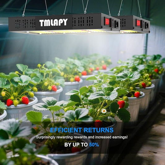 600W LED Grow Light, Plant Lights for Indoor Growing, Full Spectrum Grow Lights for Indoor Plants with Daisy Chain for 2x2 Grow Gent