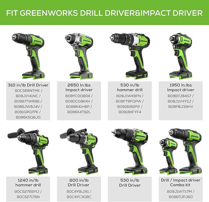 Greenworks 70 Piece Impact Rated Driving Set