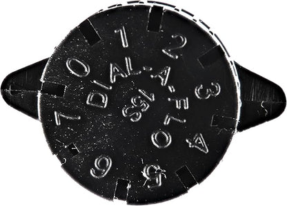 Raindrip 157005B Adjustable Flow Bubbler, Non-Pressure Compensating Emitter, Full-Circle Pattern, 8 Stream Spray with 1/4-Inch Barbed Inlet, 5-Pack, Black