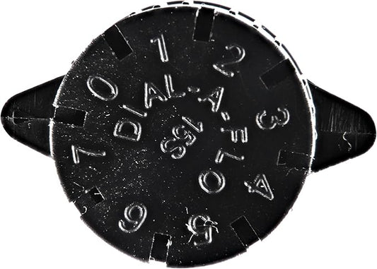 Raindrip 157005B Adjustable Flow Bubbler, Non-Pressure Compensating Emitter, Full-Circle Pattern, 8 Stream Spray with 1/4-Inch Barbed Inlet, 5-Pack, Black