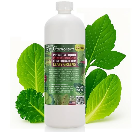 Liquid Power Leafy Greens Fertilizer - Premium Liquid Plant Food for Leafy Greens - Fast-Acting Concentrate for Growth, Strong Roots & High-Yield Harvest - 32 oz - Indoor & Outdoor Use