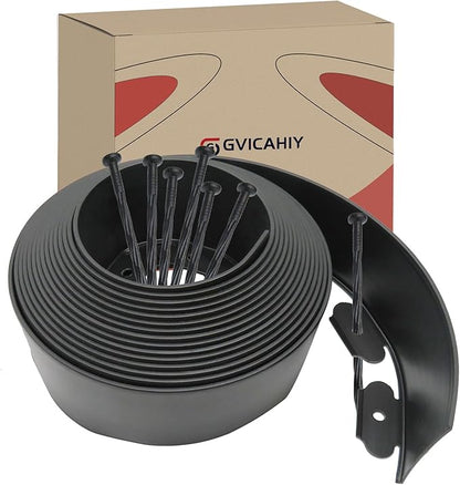 4In× 70Ft Landscape Edging with 120 Stakes, No Dig Garden Edging for Lawn Edging,Landscape Border Passway Border and Flower Bed Border