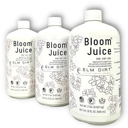 Elm Dirt's Bloom Juice for All Flowering Plants (3 Bottles)
