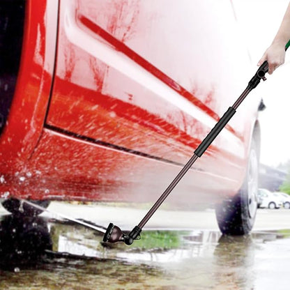 RESTMO 36”Long Watering Wand, 180° Swivel Head Metal Garden Hose Wand with 10 Spray Patterns, 3ft Heavy Duty Hose Nozzle Sprayer with Thumb Flow Control, Ideal to Water Hanging Baskets, Shrubs