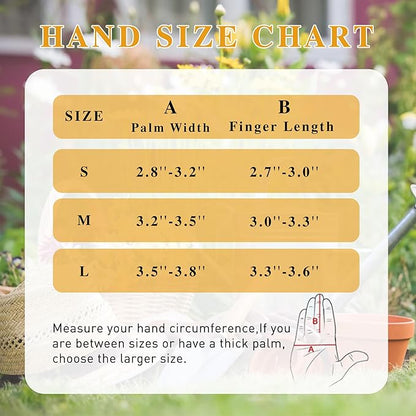 HANDLANDY Long Gardening Gloves for Men Women, Thorn Proof Rose Pruning Leather Garden Yard Gauntlet Glove, Gardening Gifts