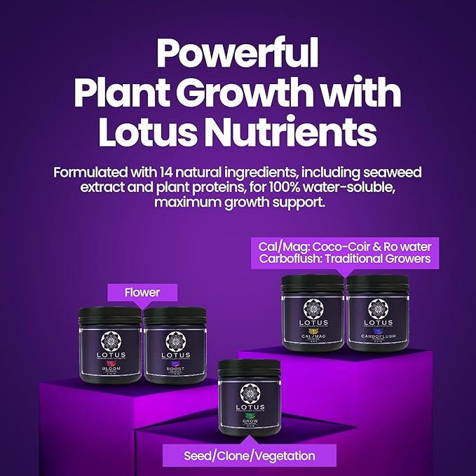 Cal/Mag Pro Series - Hydroponic Plant Nutrients - Supplement for Enhanced Plant Growth - Naturally Derived Premium Powdered Nutrient with Calcium and Magnesium for Soil, Hydroponic, & Coco Coir 60oz