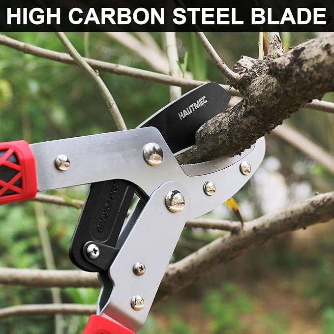 HAUTMEC Replacement Blade for Telescopic Anvil Loppers HT0149, CR-V Steel, Low-Friction Teflon Coating, HT0460