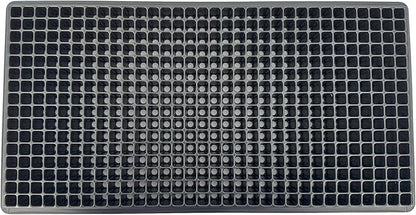 512 Cell Seedling Plastic Nursery Trays, 10 Pack, Thick Durable Germination Plug Trays, 5120 Cells Reusable Plant Propagation