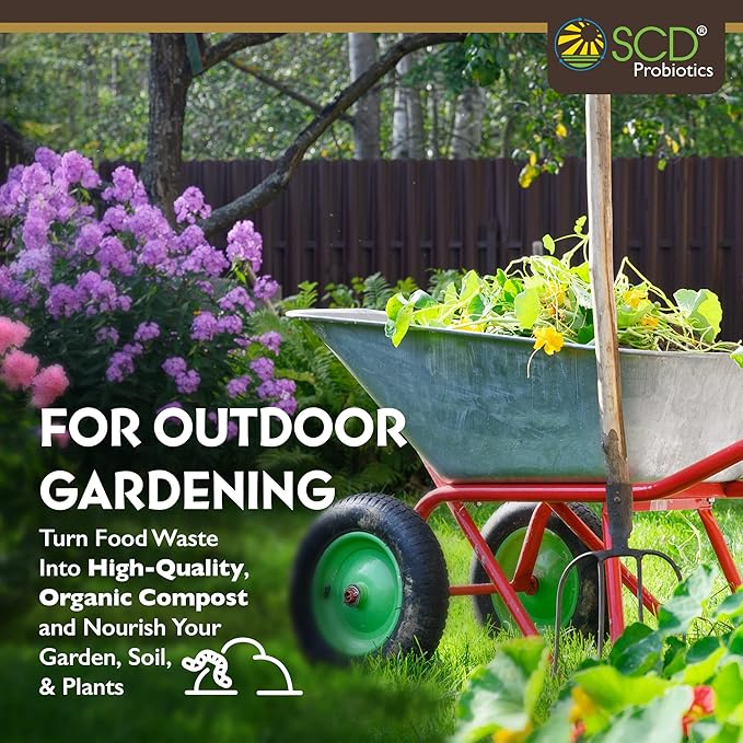 All Seasons Bokashi Compost Starter 2 lbs (1 Gallon) - Dry Bokashi Bran for Kitchen Compost Bin, Compost Food Pet Waste Quickly & Easily with Low Odor by SCD Probiotics