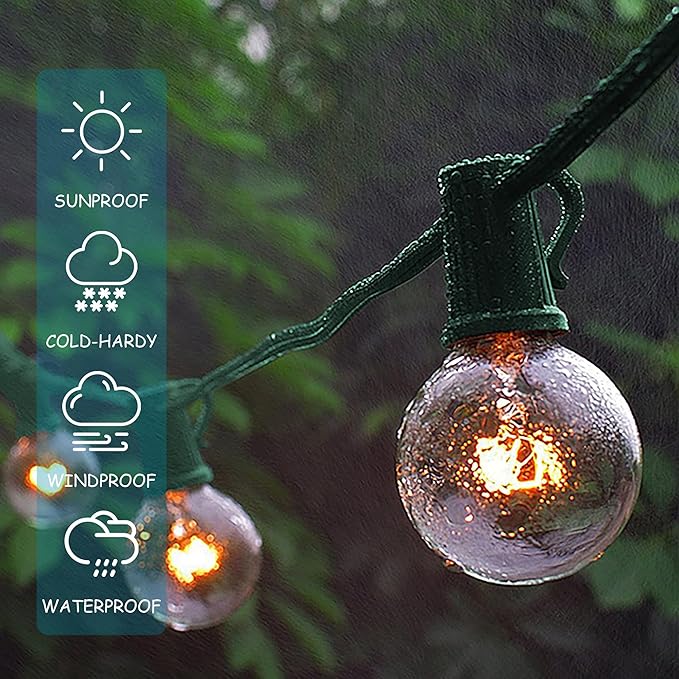 LUCKY TL 500 FT C9/E17 Christmas Light Sockets Spool Set, Green SPT-1 Wire, 12 Inch Spacing, C9 Outdoor String Lights, UL Listed