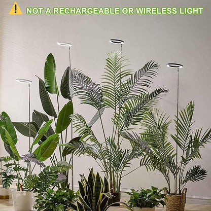 Plant Grow Light,yadoker LED Growing Light Full Spectrum for Indoor Plants,Height Adjustable, Automatic Timer, 5V Low Safe Voltage,Idea for Large Plant Light