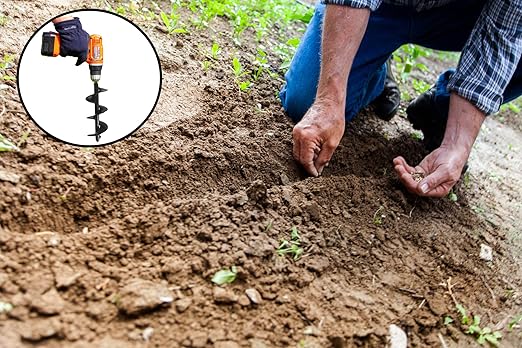 Ashman 3" x 14" Auger Drill Bit for Planting Bulbs One Pack