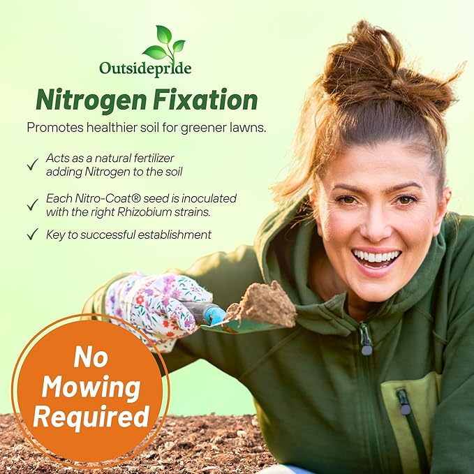 Outsidepride Perennial White MiniClover Seed - 1 lb. Dwarf, Small-Leaved, Drought & Wear-Tolerant Micro Clover Seeds for Lawn, Ideal Low-Maintenance & Easy to Grow Ground Cover Seeds for Home Yard