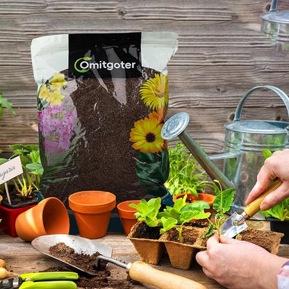 Sphagnum Peat Moss for Plants 2qt, Organic Garden Growing Soil Amendment and Media for Flowers, Vegetables, Herbs, Orchid, Indoor Houseplant