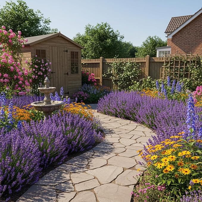 10,000 English Lavender Seeds for Planting Indoors or Outdoors, Flower Seeds for Planting