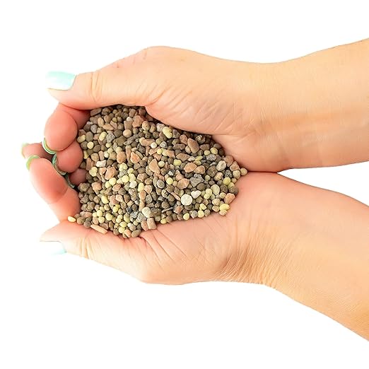 Premium 13-3-13 All-Season Fast Acting Landscape and Ornamental Fertilizer by Gardenera - Promotes Biomass Growth and Vibrant Leaf Color - 1 Quarts