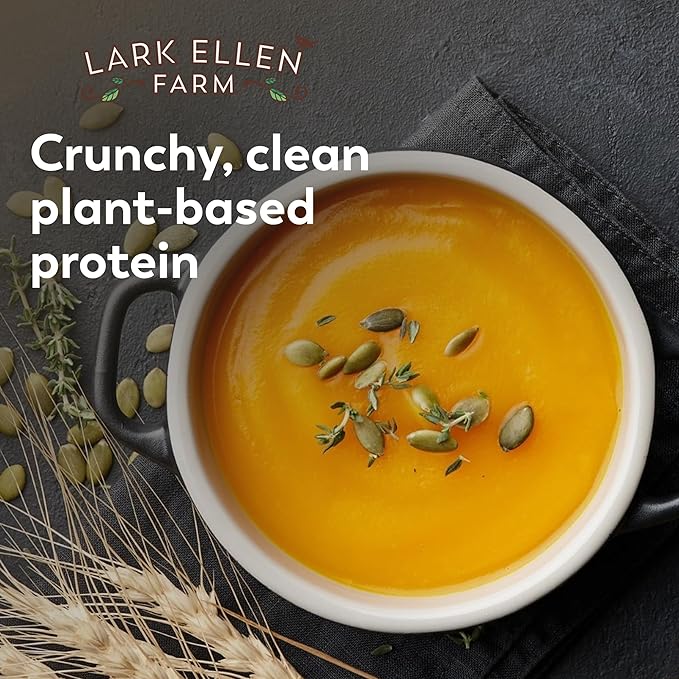 Lark Ellen Farm Sprouted Organic Pumpkin Seeds – Raw, Unsalted, Air-Dried Pepitas for Snacking, Salads, Trail Mix – USDA Organic, Non-GMO, Vegan, Gluten-Free, Resealable Bag (14 oz, 6-Pack)