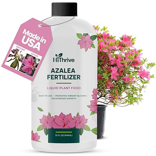 32oz Azalea Fertilizer Outdoor - Makes 32 Gallons of Azalea Plant Food, Liquid Fertilizer for Acid Loving Plants - Flower Food for Vibrant Blooms, Greener Leaves, Healthy Growth & Resilient Roots