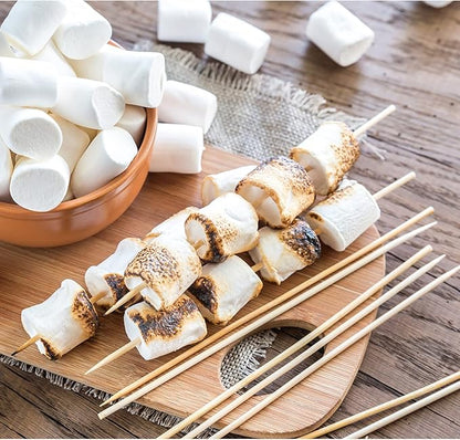 BLUE TOP 200pcs Natural Bamboo Skewers 10 inch Φ=4mm;Bamboo Sticks for Grilling, BBQ, Kabob,; Candy Sticks for Fruits, Candies, Chocolate Fountain, Appetizer, Plant Sticks for flower tomato growth