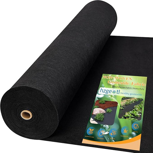 Premium 6oz Landscape Fabric,3ft x 200ft Pro Garden Weed Barrier-Durable & Heavy Duty Weed Block Gardening Mat, Easy Setup & Superior Weed Control, Eco-Friendly & Convenient Design- Non Woven