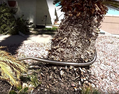 BEAULIFE 304 Stainless Steel Metal Garden Hose 25 Feet with Brass Garden Hose Nozzle Flexible, Portable & Lightweight Kink Free Garden Water Outdoor Hose