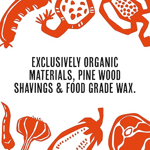 Grill Trade Fire Starter - Natural Fire Starters for Campfires, Fireplace, Grill, Chimney, Fire Pit, Woodstoves - Quick Start BBQ Charcoal Fire Starter - Sustainable & Eco-Friendly, Indoor & Outdoor