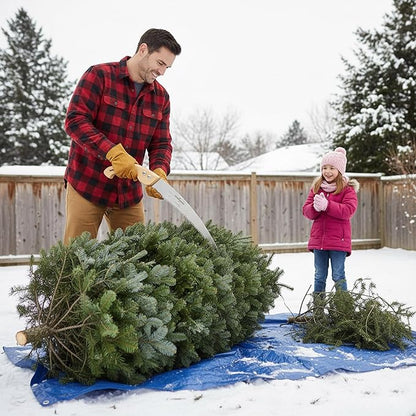 Jameson HS-13TE-WH 13" Tri-Cut Hand Saw with Wood Handle – Professional-Grade Pruning Saw for Clean, Precise Cuts